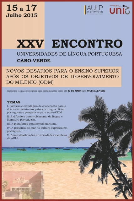 XXV Encontro da AULP, Praia, Cabo-Verde 2015